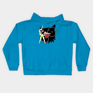 Dancers and Black Cat Kids Hoodie